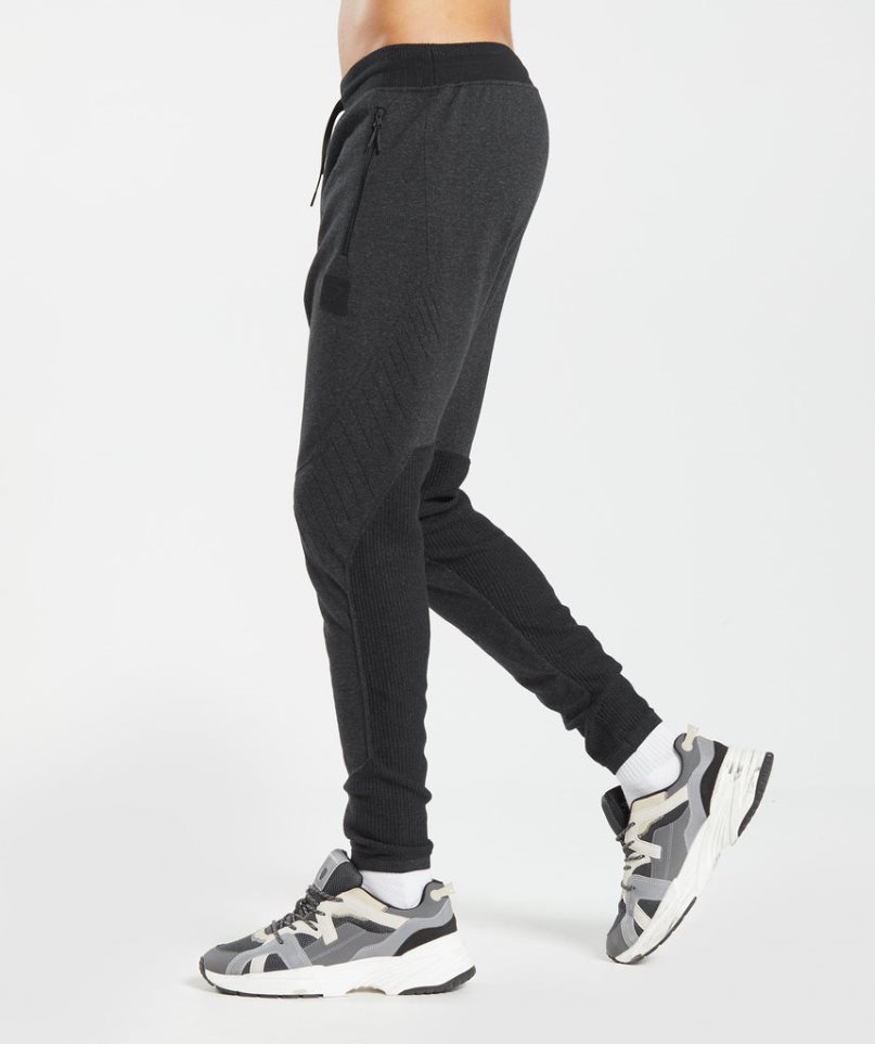 Men's Gymshark Retake Knit Jogger Black | NZ 6VPNIL